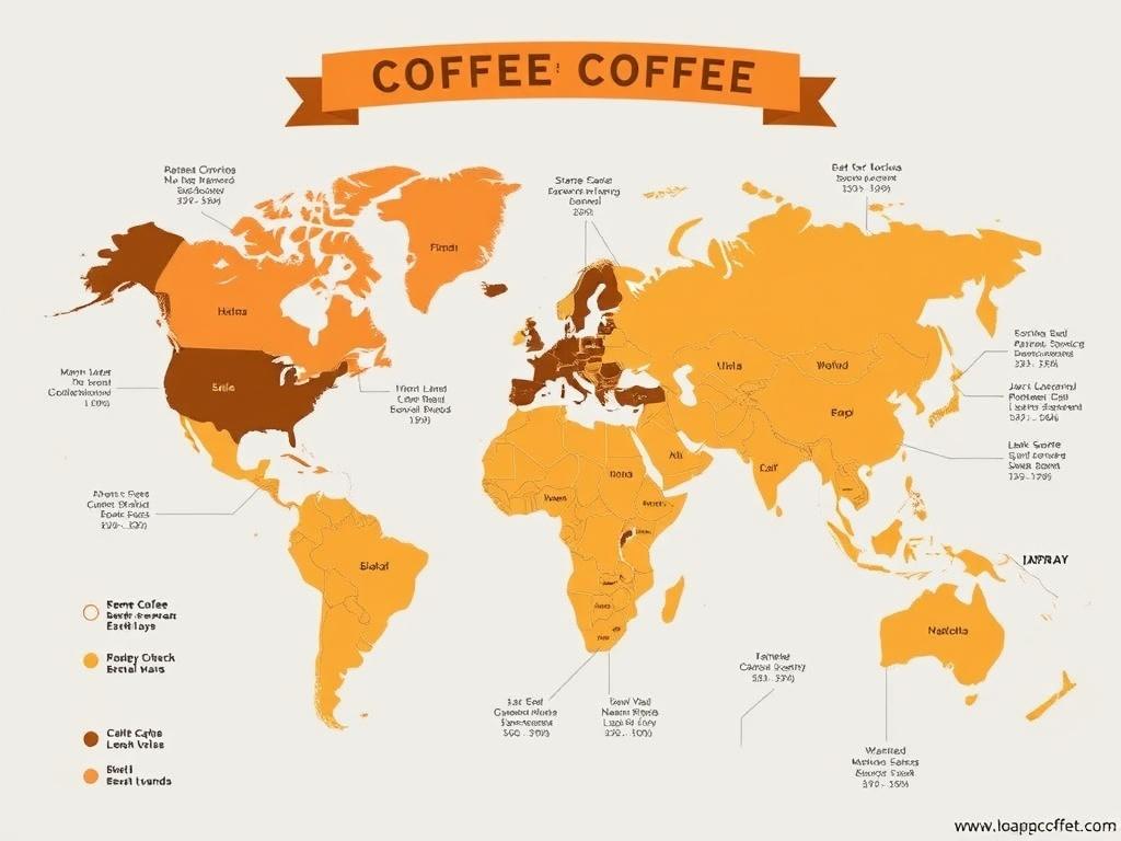 Кофейная карта мира где пьют лучший кофе